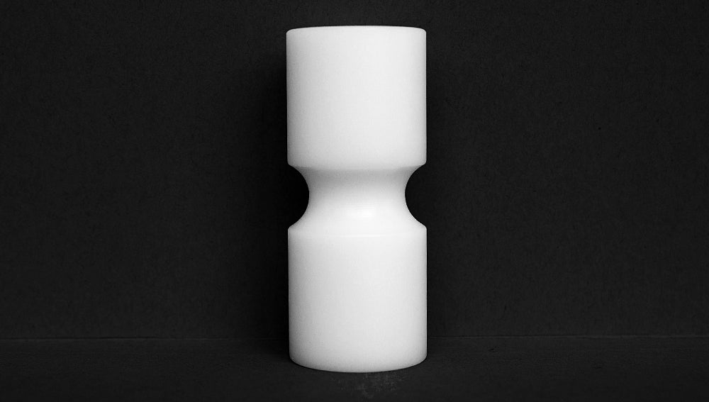 W1-24 Roller Wheel:  2 3/8" Wide x 1" Diameter - Hole 3/8"
